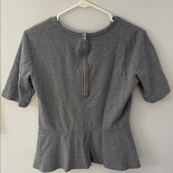 GAP Grey Peplum Shirt - Picture 3 of 3